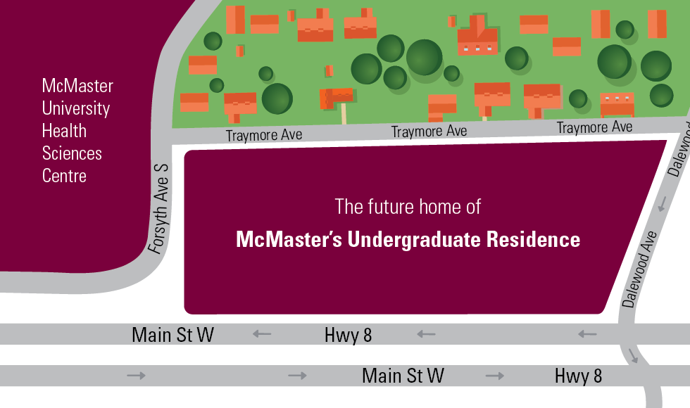 Diagram of Lincoln Alexander Hall